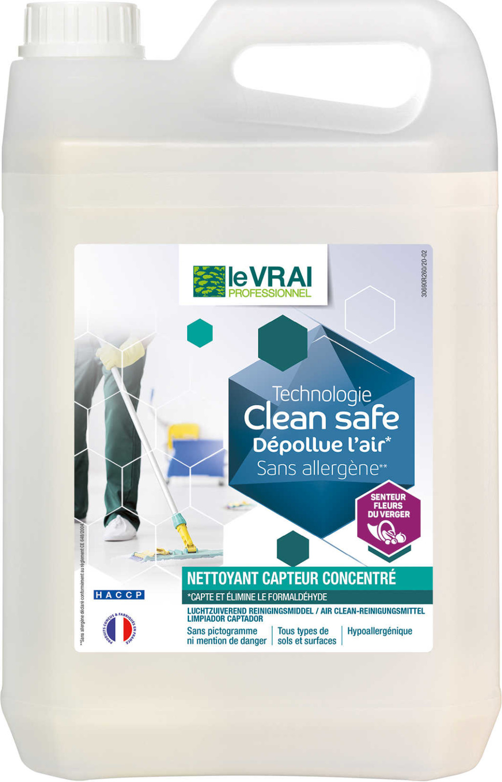 Nettoyant moquette Injection Extraction ECLADOR - bidon 5L - Hygiène dépôt