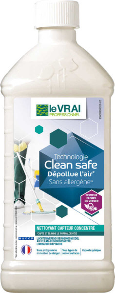 CLEAN SAFE NETTOYANT CAPTEUR CONCENTRE 1L Entretien des sols