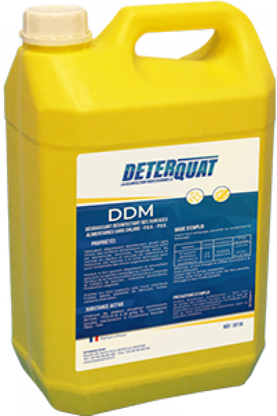 Deterquat DDM Dégraissant Désinfectant Alimentaire Pour Surface / 5L Produits d'entretien