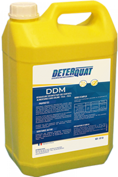 Deterquat DDM Dégraissant Désinfectant Alimentaire Pour Surface / 5L Dégraissants
