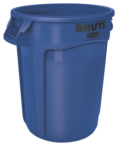 Conteneur BRUTE rond Rubbermaid 121,1 litres – 5 coloris Conteneur RUBBERMAID Brute de 38 à 208 litres