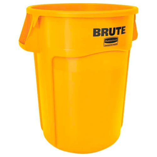 Conteneur BRUTE rond Rubbermaid 166,5 litres – 5 coloris Conteneur RUBBERMAID Brute de 38 à 208 litres