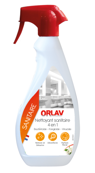 Orlav Nettoyant Detartrant Désinfectant Sanitaire / 750Ml Entretien sanitaire