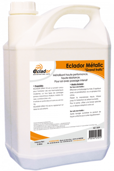 Eclador Metalic - Emulsion Metallisee Grand Trafic - Le Bidon De 5 Litres Cire et emulsion métalisée