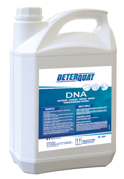 Deterquat DNA concentré Dégraissant Désinfectant 5L Produits d'entretien