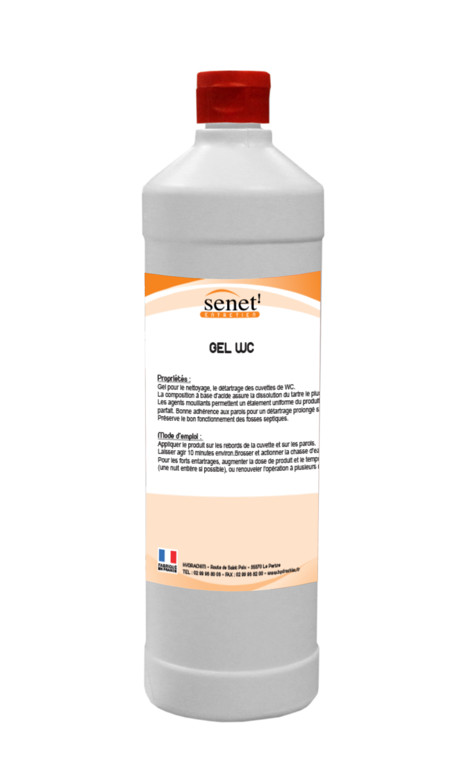 Gel Wc 1 L Senet Nettoyant Detartrant Sanitaire