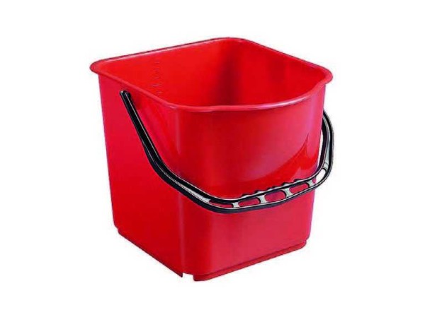 Seau Polyethylene Capacite 15L Rouge Les seaux