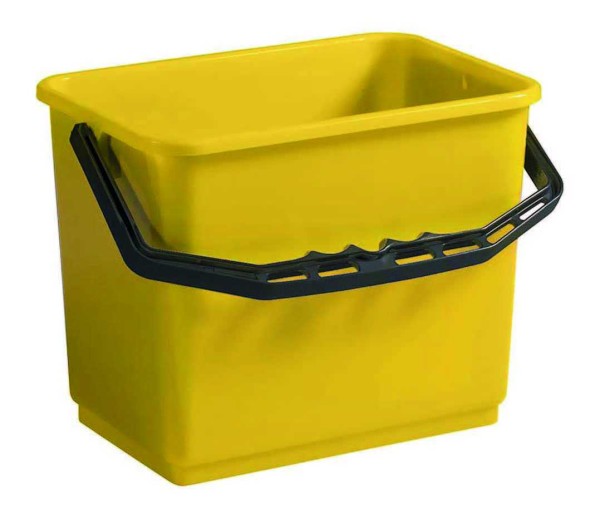 Seau Polyethylene Jaune Capacite 6 L Les seaux