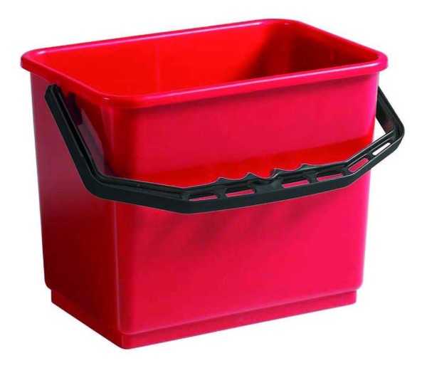 Seau Polyethylene Rouge Capacite 6 L Les seaux