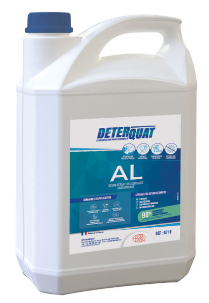 Deterquat Alimentaire Pour Nettoyage Et Desinfection Bidon De 5Litres ECOCERT Nettoyants desinfectants