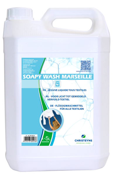 Lessive Liquide Soapywash au savon de marseille - 5 Litres Lessive linge