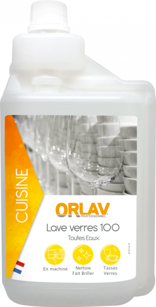 Oralv Lave Verre 100 Le Bidon De 1 Litres Vaisselle machine
