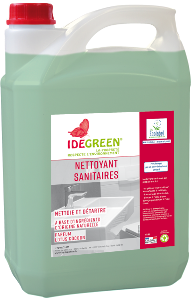 Idegreen Nettoyant Sanitaire Ecologique Le Bidon De 5 Litres Produits écolabel
