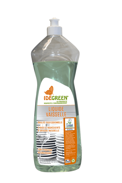 Liquide Vaisselle Main Gamme Ecolabel Le Bidon De 1Litre Produits d'entretien
