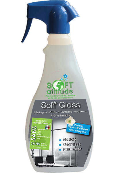 Entretien Vitres Soft - Spray 750 Ml Matériel de nettoyage manuel