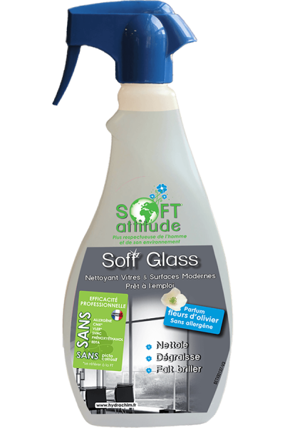 Entretien Vitres Soft - Spray 750 Ml Nettoyant multi-surfaces