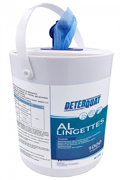 Deterquat Al Lingettes Agro Bleues Pro / Boite De 200 Lingette