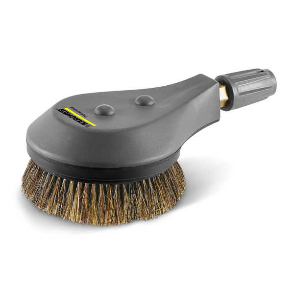 Brosse de lavage rotative pour appareils < 800 l/h, poils naturels Nettoyeur haute pression : Accessoires & composants