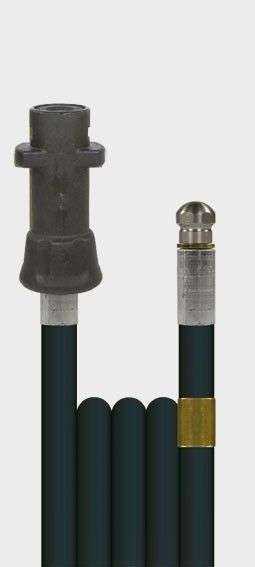 Ensemble Flexible De 15M + Buse 3 Jets Pour Canalisation  Adaptable Gamme Karcher Flexible canalisation avec buse