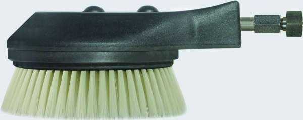 Brosse Rotative Noire Perlon Raccordement 1/4M Nettoyeur haute pression : Accessoires & composants