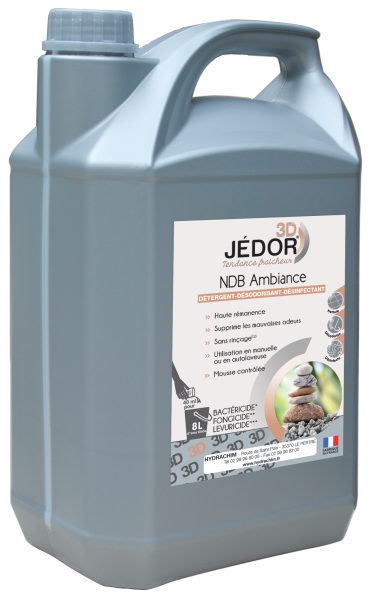 Jedor 3D Detergent -Le Bidon De 5 Litres Parfum Au Choix( Floral,Pamplemousse,Citron Vert,Ambiance) Accueil