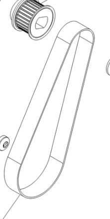courroie dentée autolaveuse KArcher BR35/12 Accessoires autolaveuses