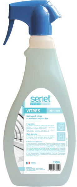 Entretien Vitres Soft - Spray 750 Ml Les vitres