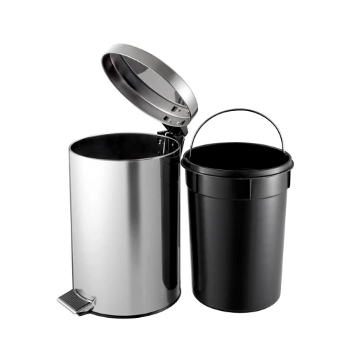 Poubelle A Pedale 12 Litres Inox Poubelle à pédale