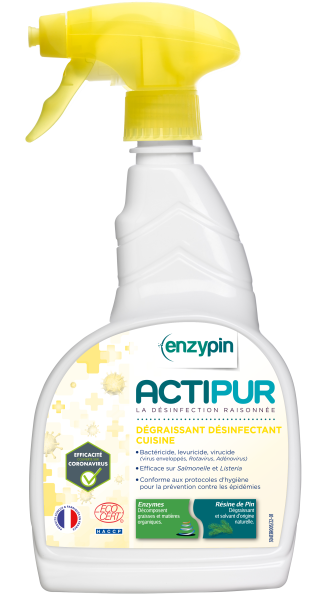 Le vrai professionnel actipur désinfectant cuisine prêt à l’emploi désinfectant cuisine labellisé 750ML Dégraissants