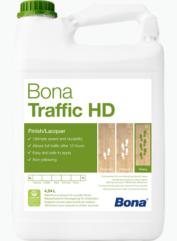 Vitrificateur Bona Traffic HD Satiné Mat Le Bidon De 4.95Litres Entretien et traitement des parquets