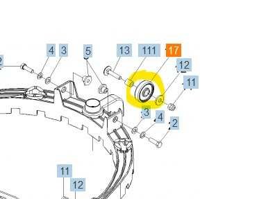 Roulette d appui suceur bd30/4 Accessoires autolaveuses