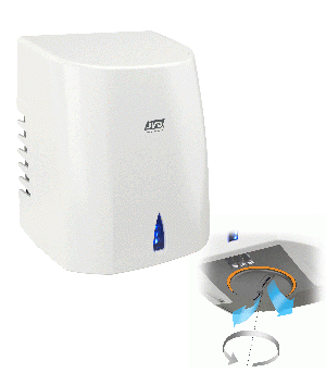 Copt'air Jvd - Seche Mains A Air Pulse - Blanc Epoxy Sèche-mains électrique et seche main air pulsé