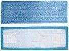 Frange Microfibre Bleue  50 Cm Microfibres Bleue ,Poches + Languettes Le lavage