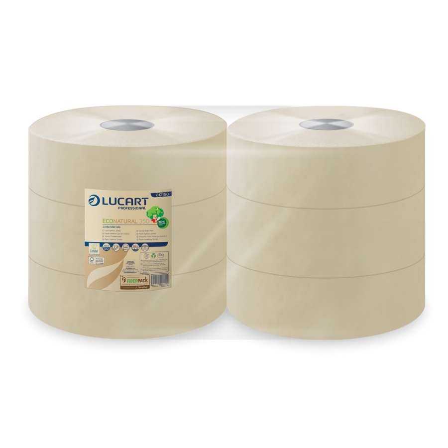 Papier toilette Hygiénique Maxi JUMBO 2 Plis - Blanc - 350m