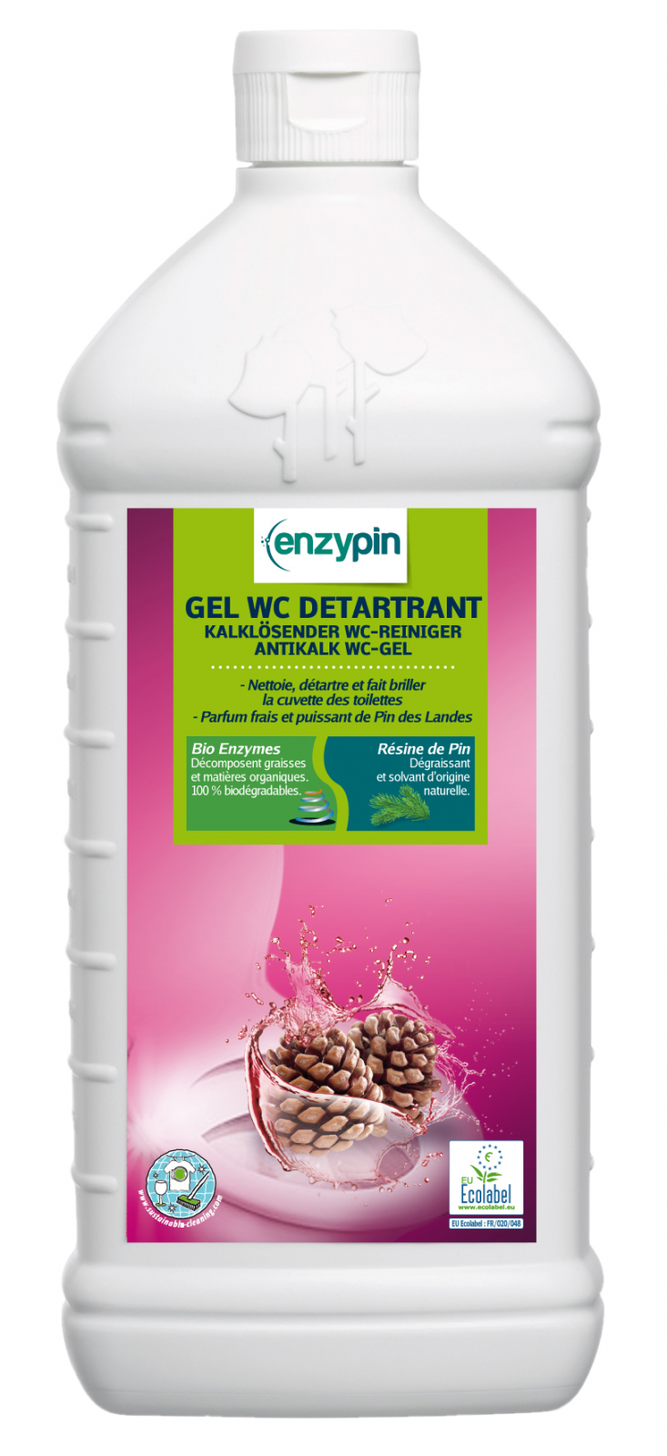 Detartrant en gel surpuissant wc 750 ml