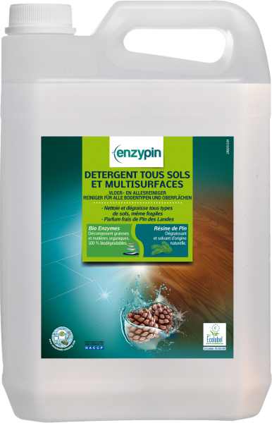 Enzypin - Detergent Tous Sol - 5 Litres Détergents sol