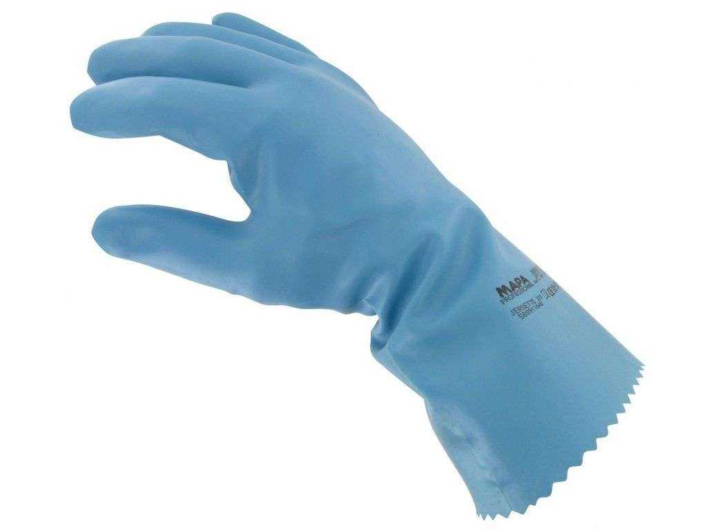 Paire De Gants De Menage Jersette Bleu