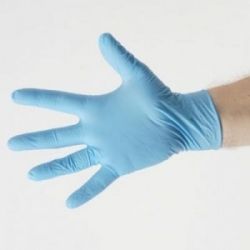 GANTS NITRILE BLEU TAILLE M