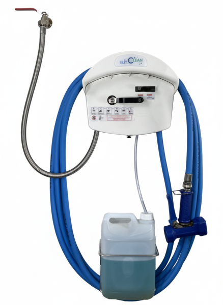 Centrale de Nettoyage et de Désinfection 1 Produit Flexible de 10 à 25 métres centrale de nettoyage