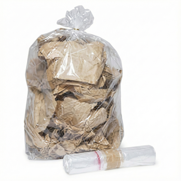 Sac poubelle 110L Transparent 55 Microns / Le Carton De 200 Sac poubelle 110 litres