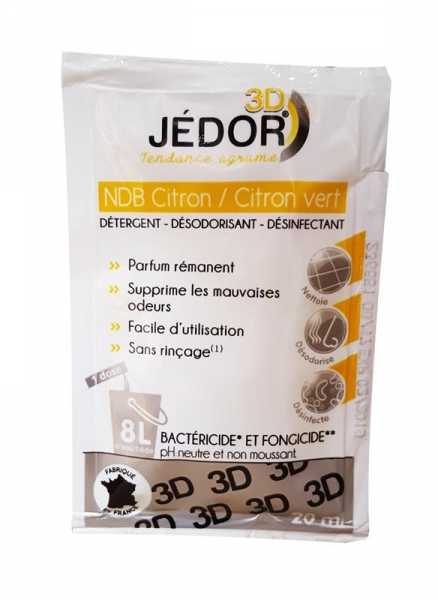 Jedor 3D Detergent 250 Dosettes De 20Ml - Parfum Au Choix Entretien des sols