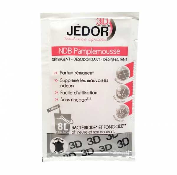 Jedor 3D Detergent 250 Dosettes De 20Ml - Parfum Au Choix Entretien des sols