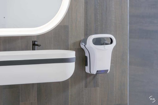 Seche Mains Jvd Expair Automatique Blanc  Fabrication Francaise Sèche-mains électrique et seche main air pulsé