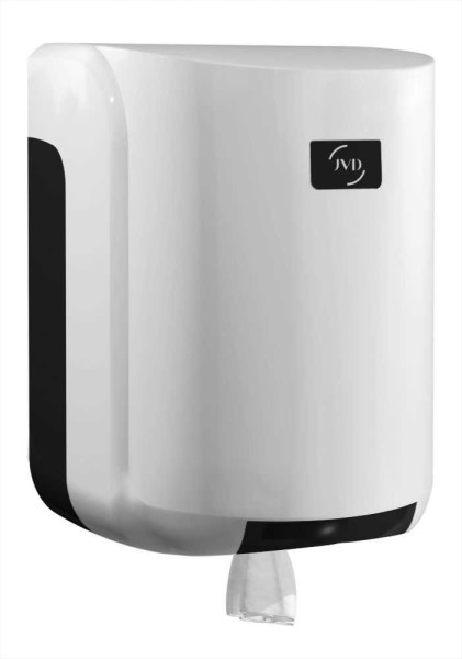Distributeur Abs Blanc Pour Bobine A Devidage Central Essuie mains et distributeur