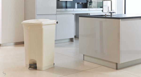 Container 90L blanc couvercle blanc HACCP Distributeurs de savon