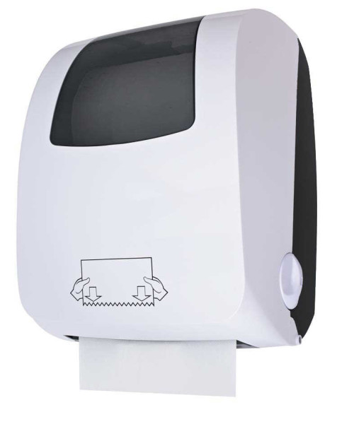 Distributeur Autocut Abs Blanc Jvd Cleantech Essuie mains et distributeur