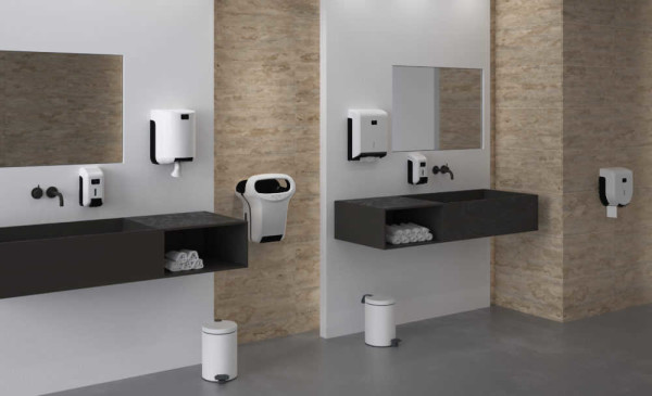 Distributeur Autocut Abs Blanc Jvd Cleantech Essuie mains et distributeur