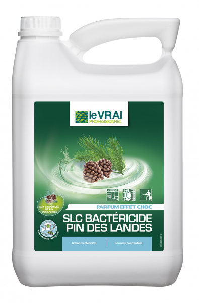 Le Vrai - Slc Bactericide ODORISANT CONCENTRÉ PARFUM PIN DES LANDES - 5 Litres DESODORISANT