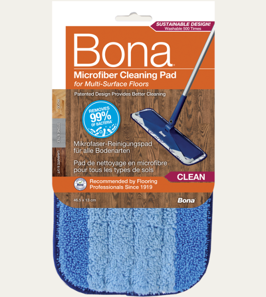 Pad de nettoyage en microfibre Bona Entretien et traitement des parquets