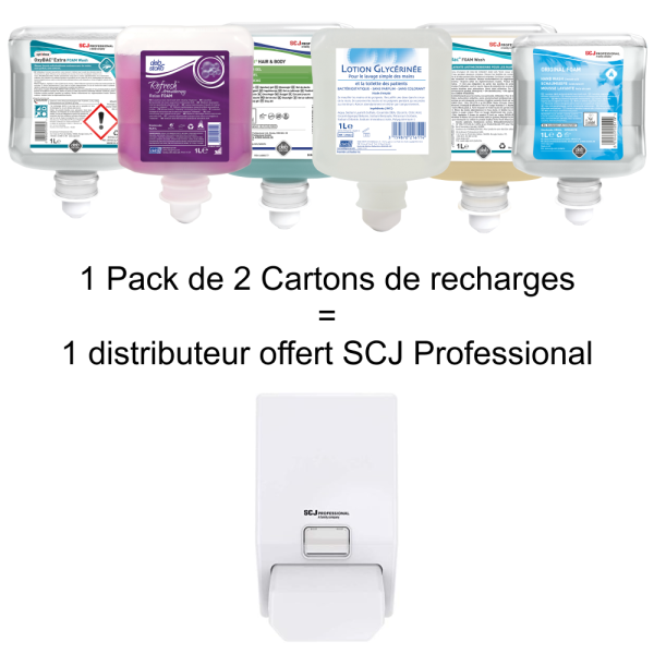 Pack de 2 cartons de Savon SC JOHNSON (A commander par 2) SAVONS ET GELS POUR LES MAINS